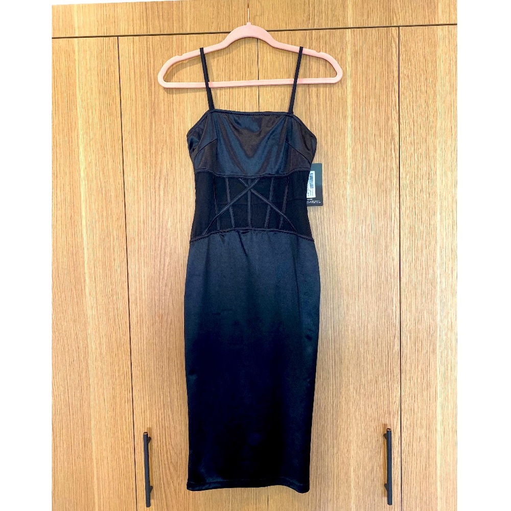 Silk black dress